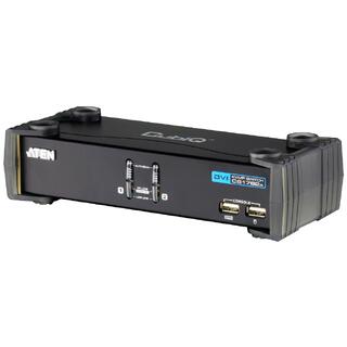 Aten KVM Switch 2-Port DVI DVI USB2 Audio 2xKabel